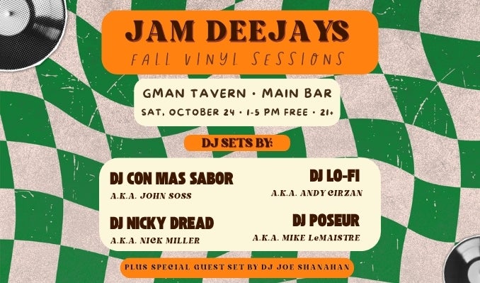 More Info for Jam Deejays Fall Vinyl Sessions