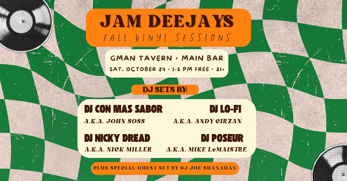 Jam Deejays Fall Vinyl Sessions